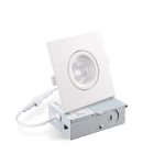 3" LED Square Gimbal Downlight